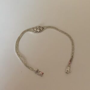 Silver Minimalist Chain Bracelet marked 925 PAC